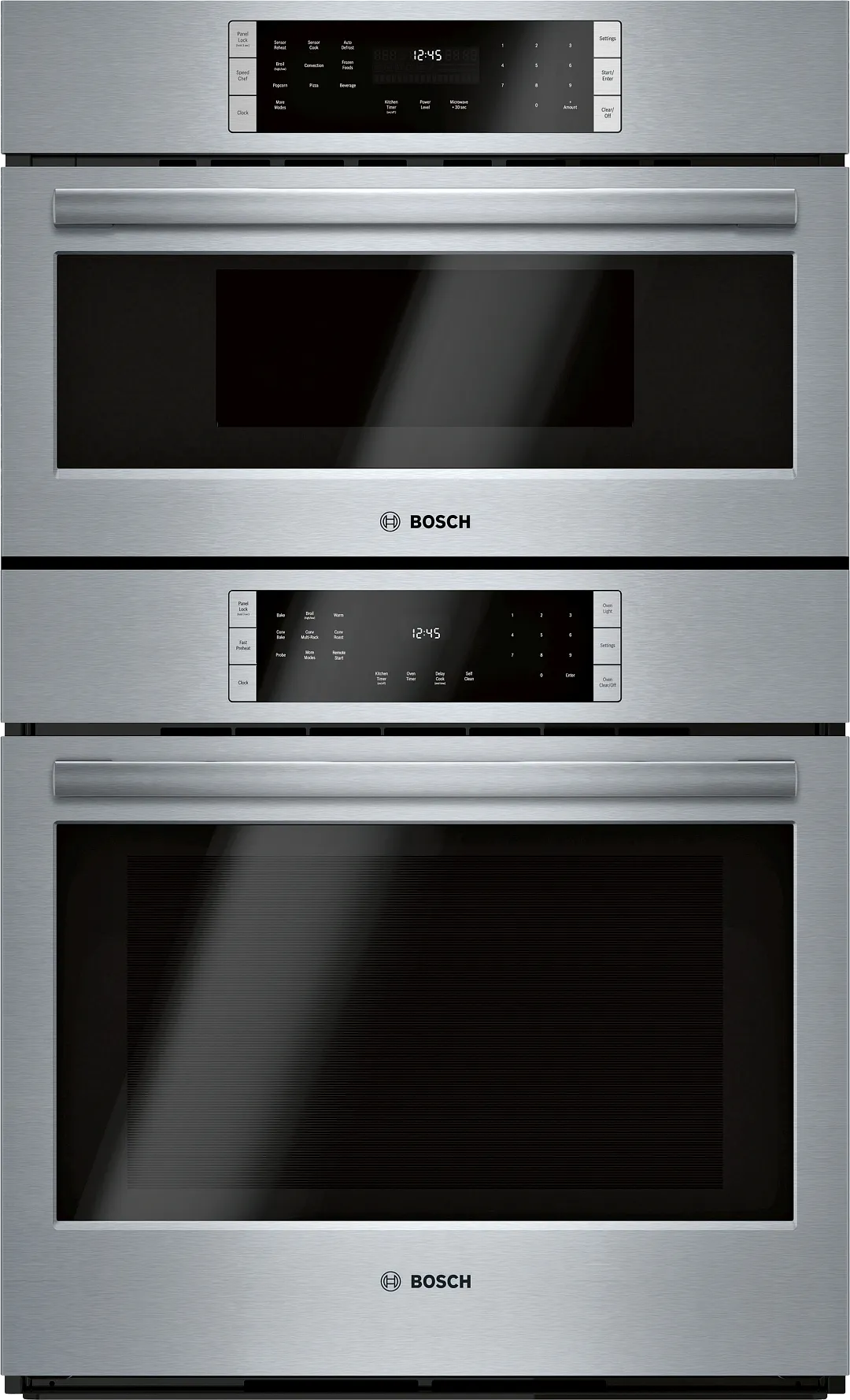 Bosch 800 Series Stainless Steel 30" Electric Oven And Microwave Combo