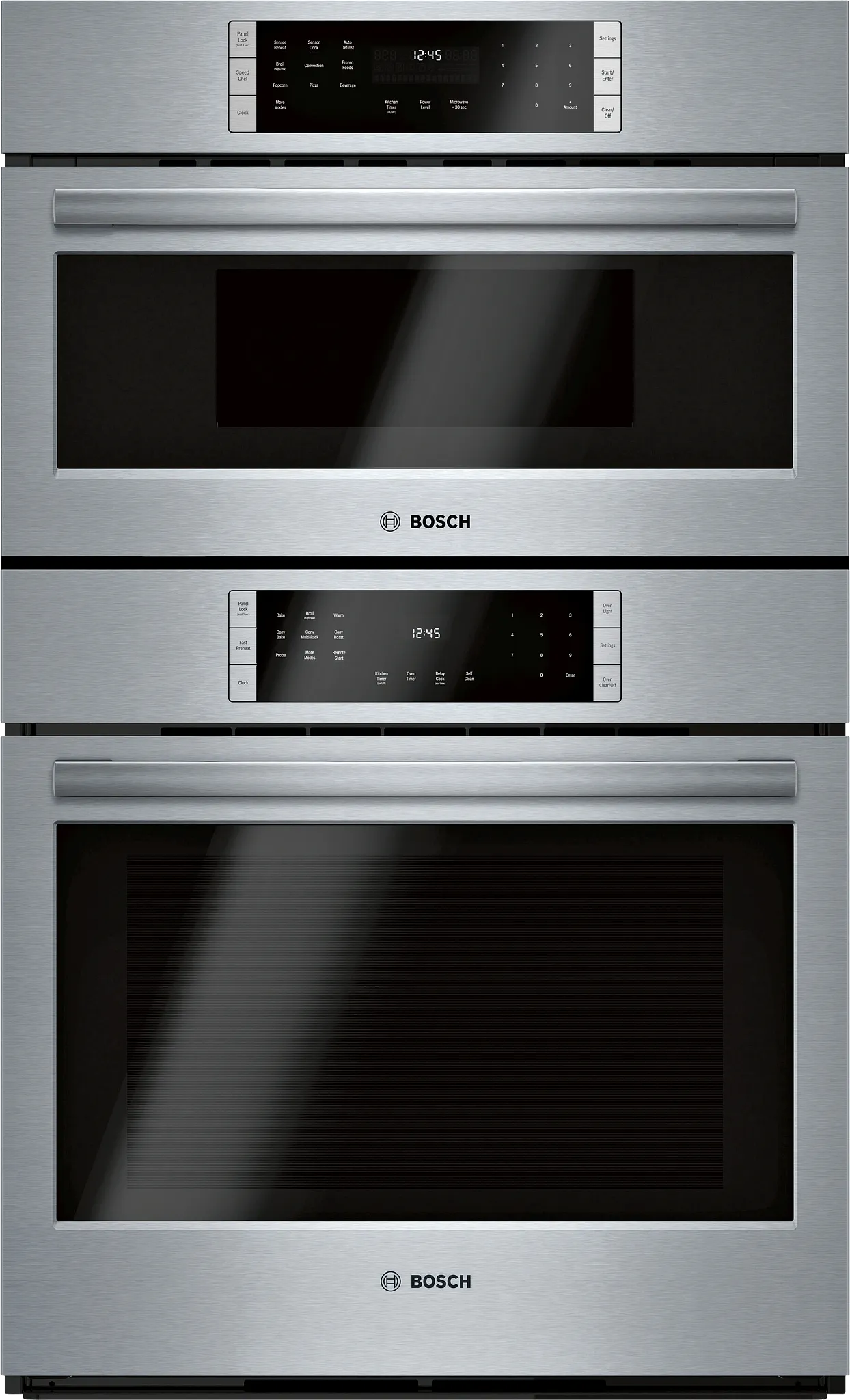 Bosch 800 Series Stainless Steel 30" Electric Oven And Microwave Combo