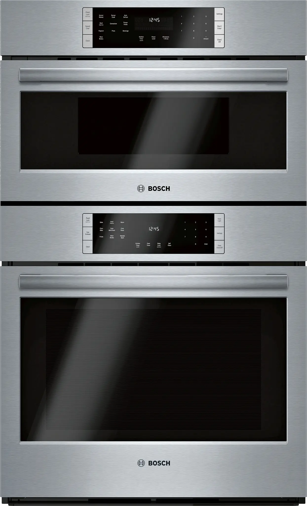 Bosch 800 Series Stainless Steel 30" Electric Oven And Microwave Combo Bosch 800 Series Stainless Steel 30" Electric Oven And Microwave Combo