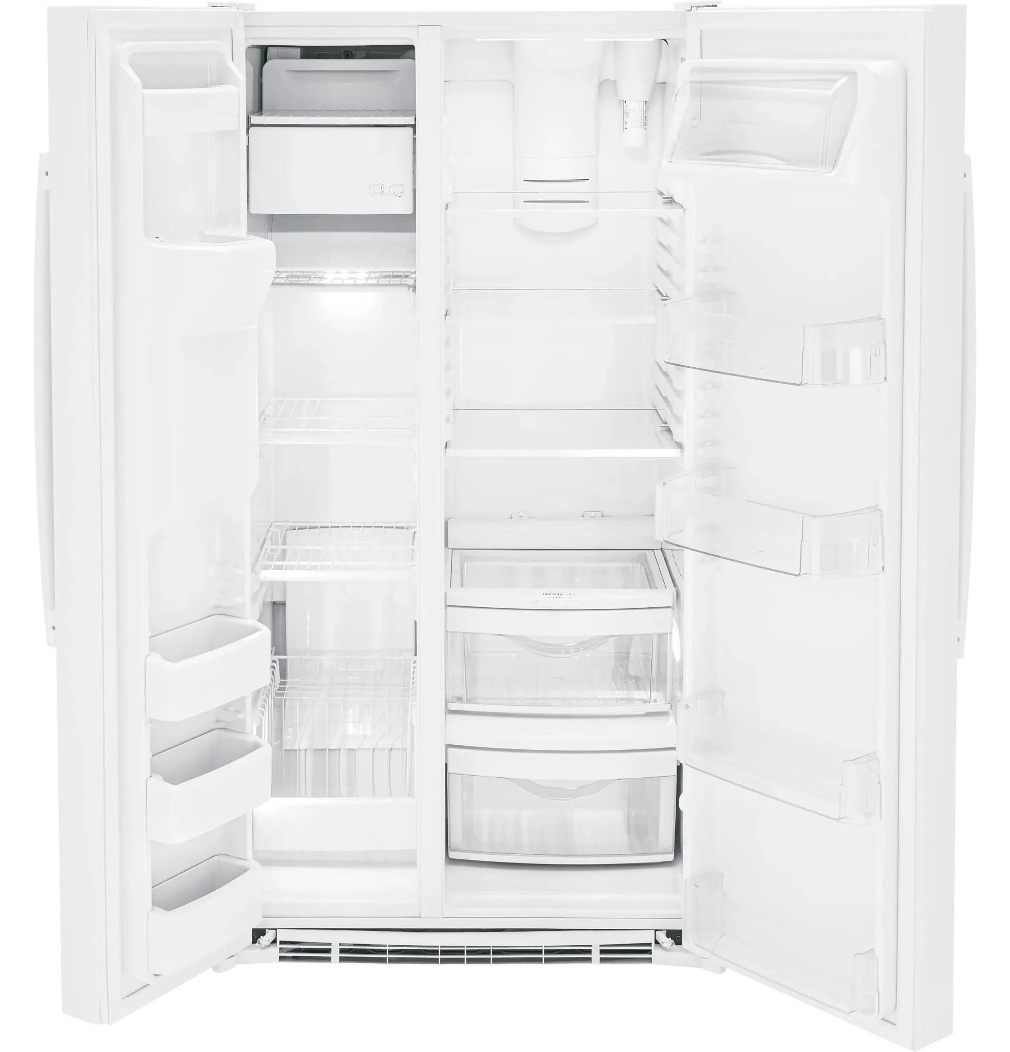 Ge Profile 25 Series White Side By Side Refrigerator Ge Profile 25 Series White Side By Side Refrigerator
