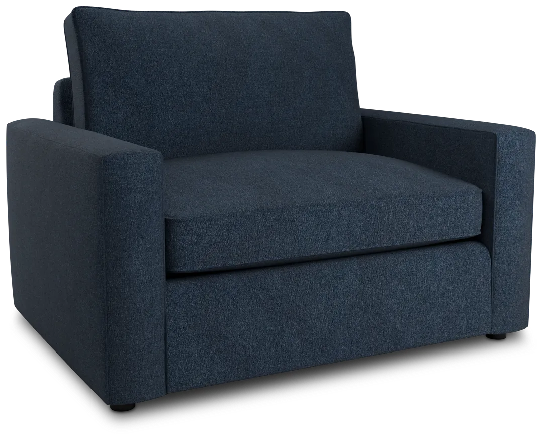 Siesta Maguire Blue Fabric Cooling Memory Foam Sleeper