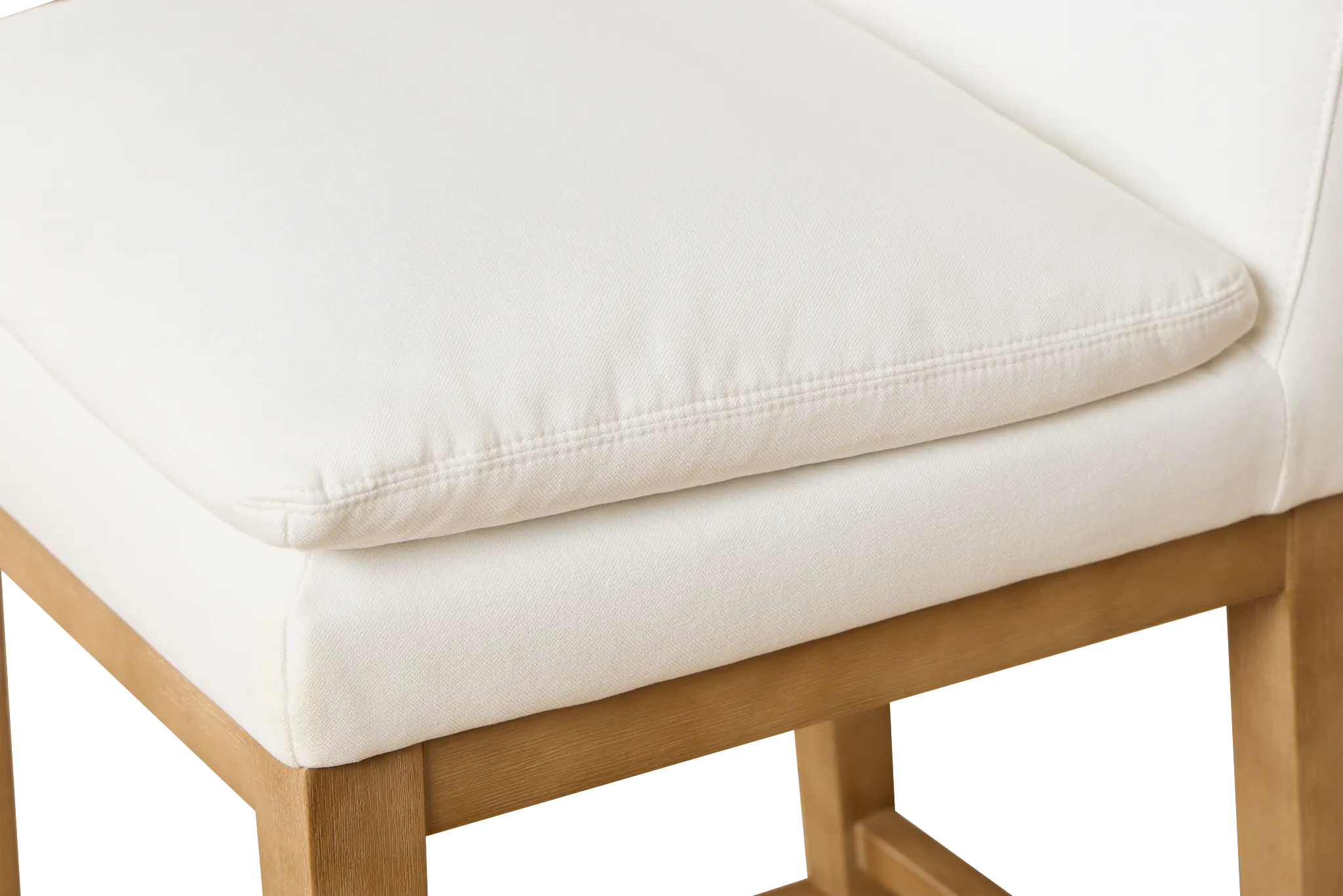 Nixon White 30" Upholstered Barstool