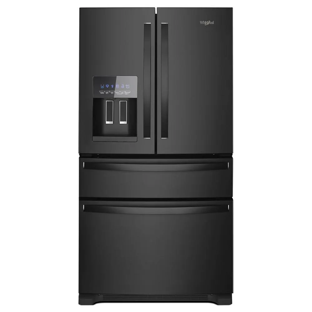 Whirlpool 3636 Series Black French Door Refrigerator