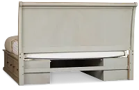 Galveston Light Tone Sleigh Storage Bed
