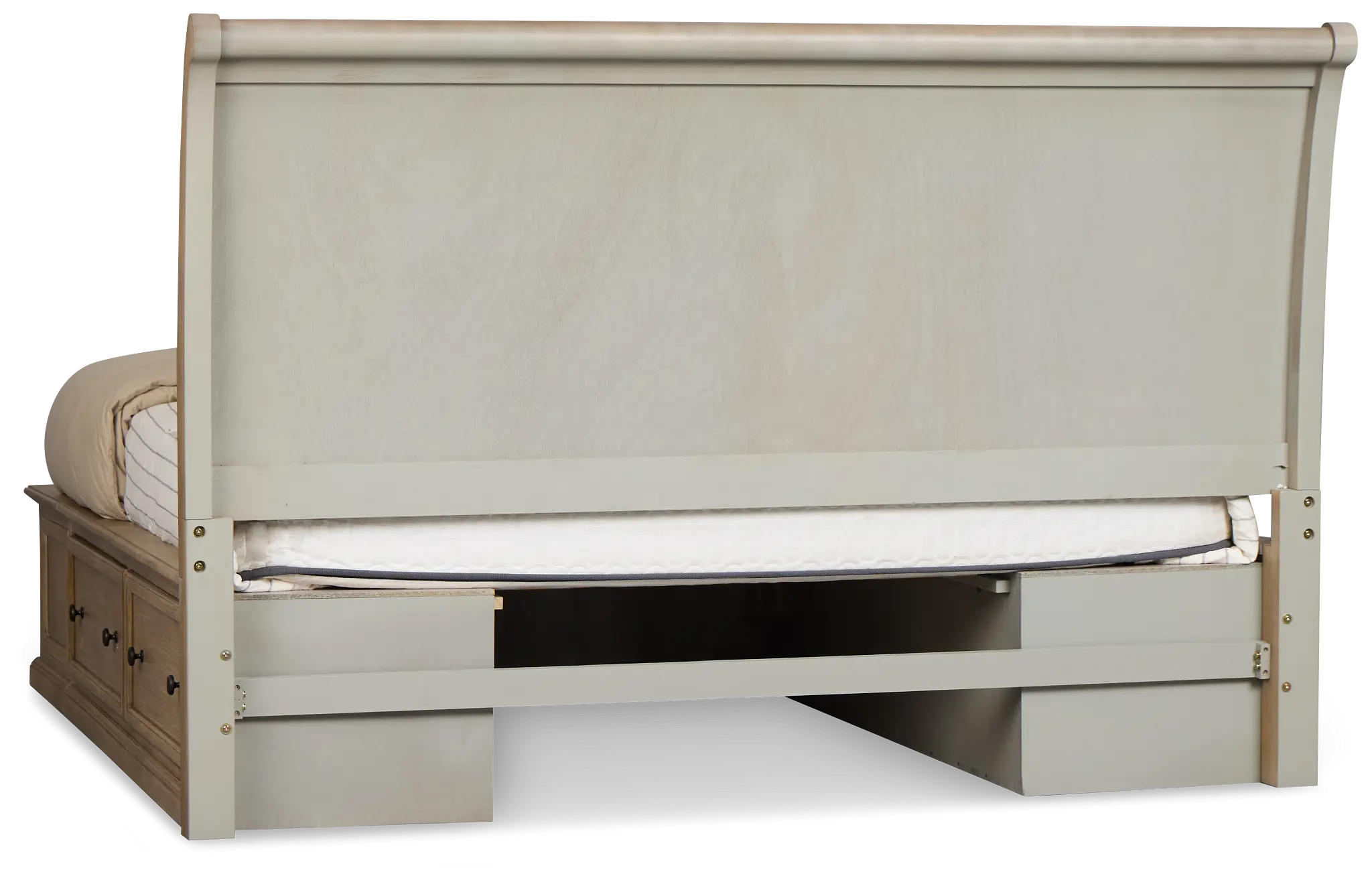 Galveston Light Tone Sleigh Storage Bed Galveston Light Tone Sleigh Storage Bed