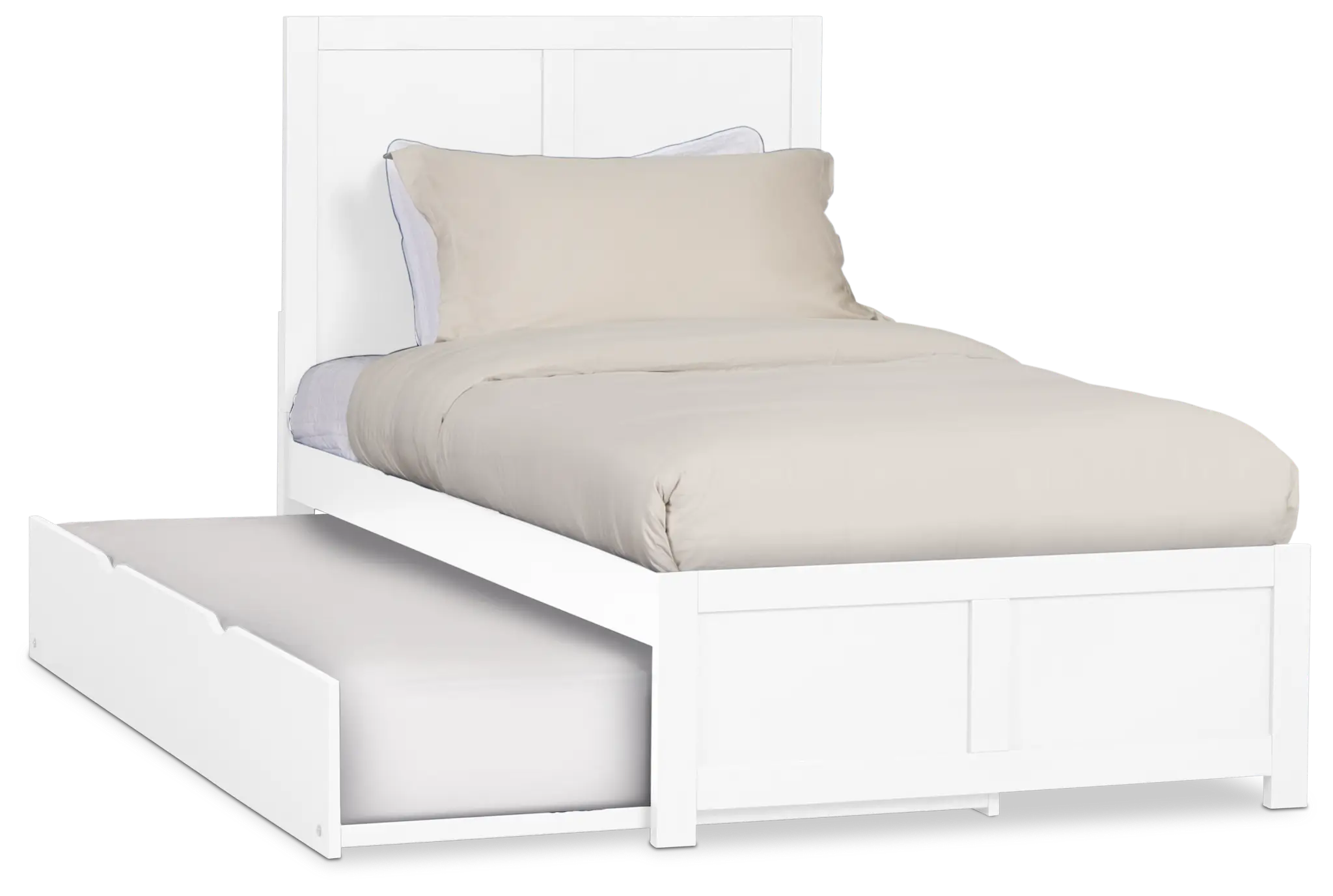 Charleston White Panel Trundle Bed Charleston White Panel Trundle Bed