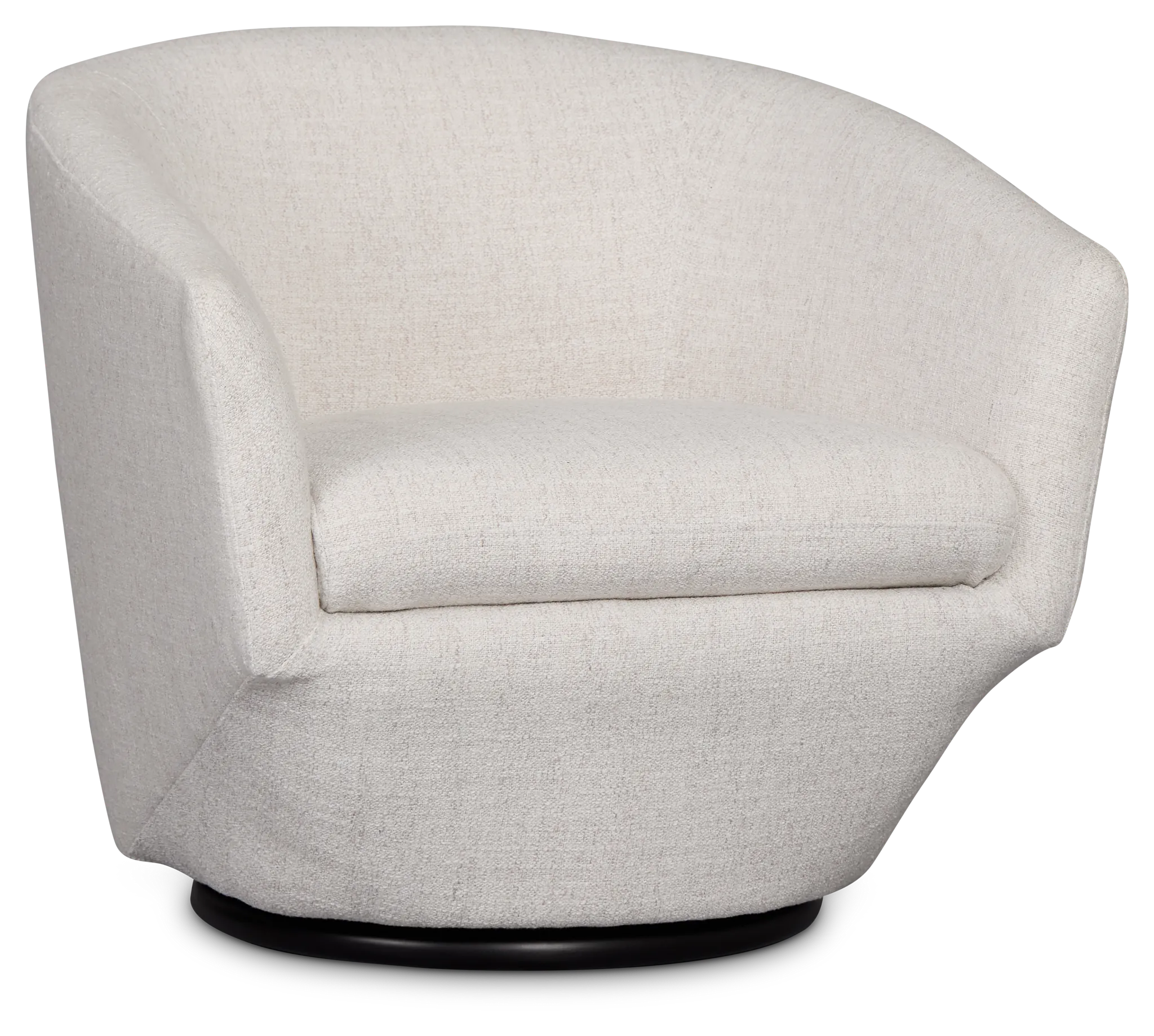 Baylor Light Beige Fabric Swivel Chair