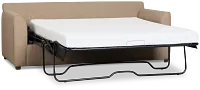 Tate Brown Fabric Memory Foam Sleeper