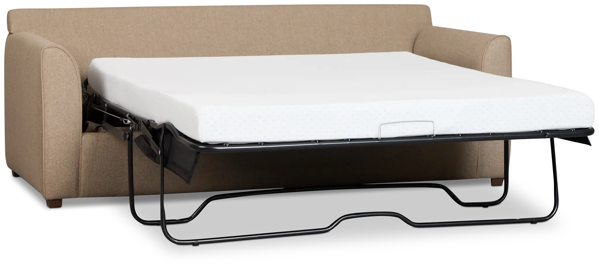 Tate Brown Fabric Memory Foam Sleeper Tate Brown Fabric Memory Foam Sleeper