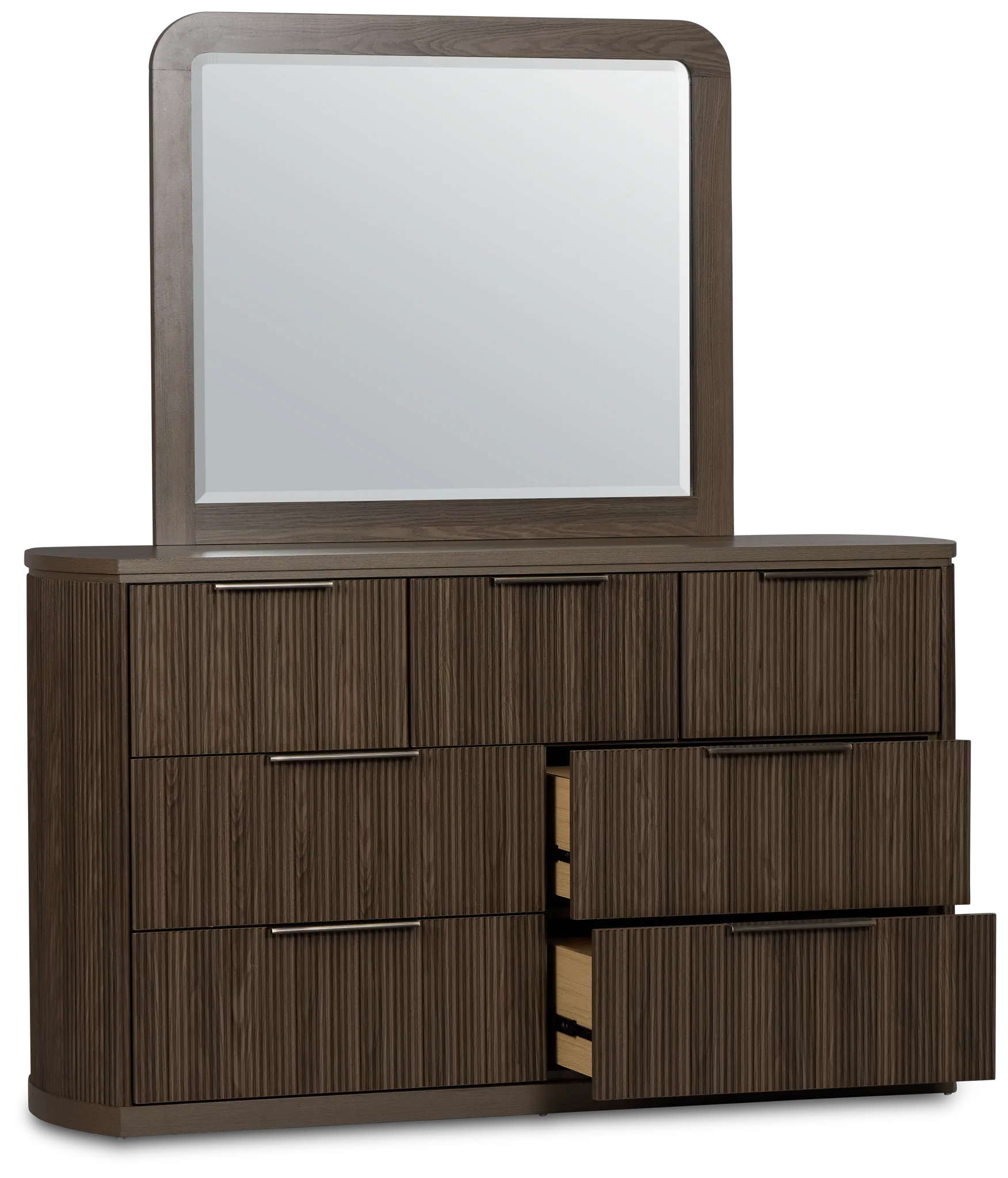 Camden Dark Tone Dresser & Mirror