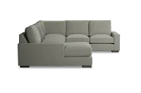 Edgewater Delray Pewter Medium Left Chaise Sectional