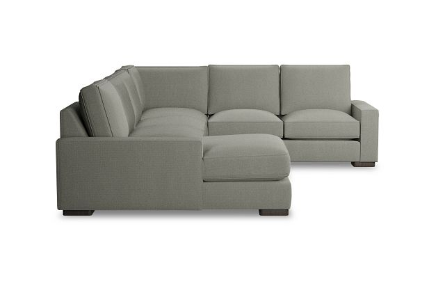 Edgewater Delray Pewter Medium Left Chaise Sectional