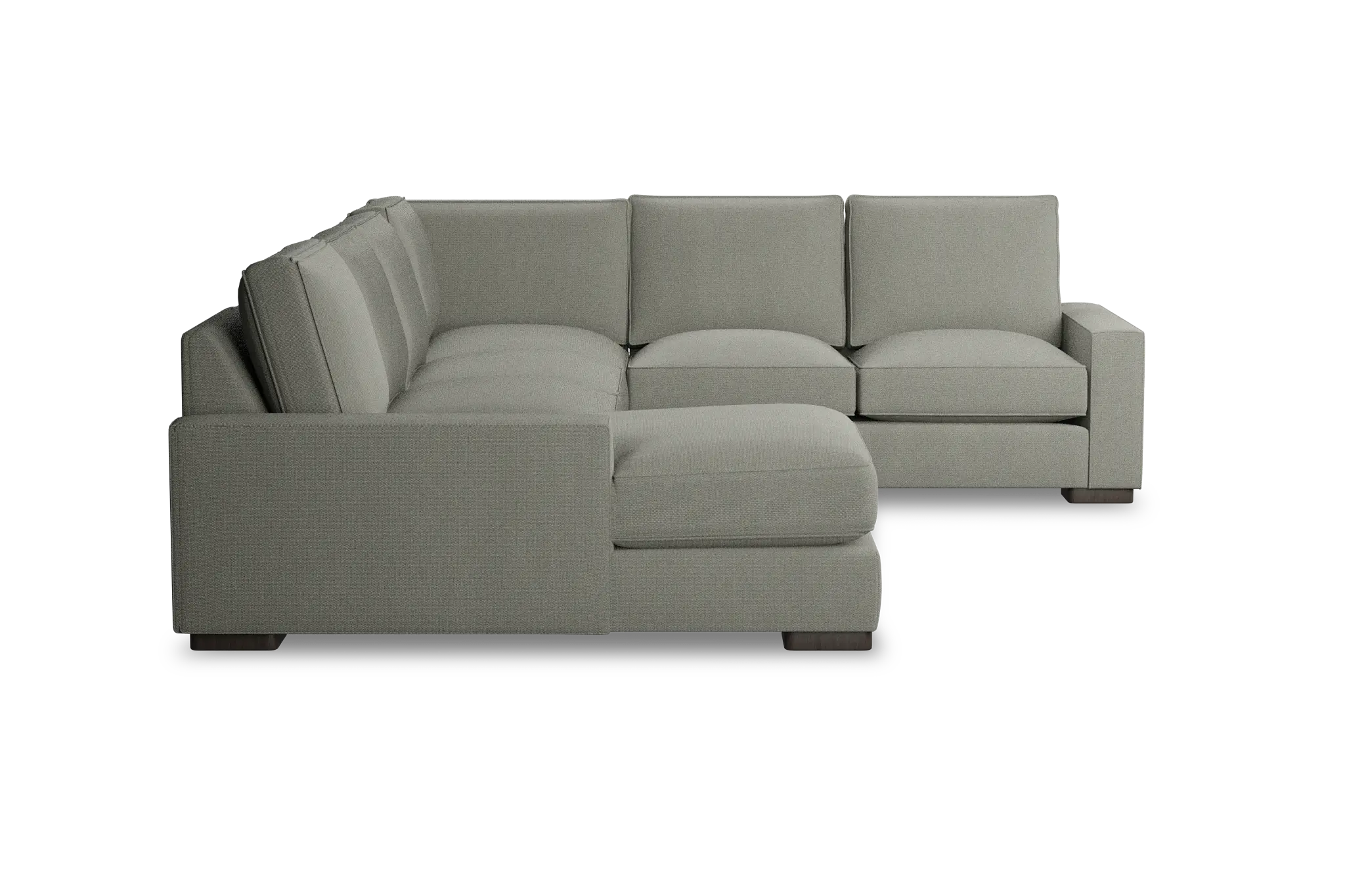 Edgewater Delray Pewter Medium Left Chaise Sectional Edgewater Delray Pewter Medium Left Chaise Sectional