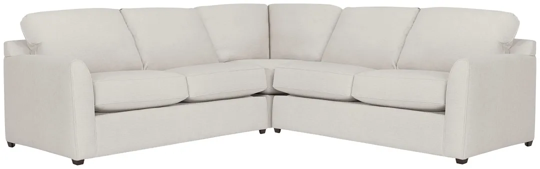 Asheville Light Taupe Cool Mfoam Two-arm Left Memory Foam Sleeper Sectional