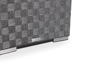 Barbados Light Gray Woven End Table