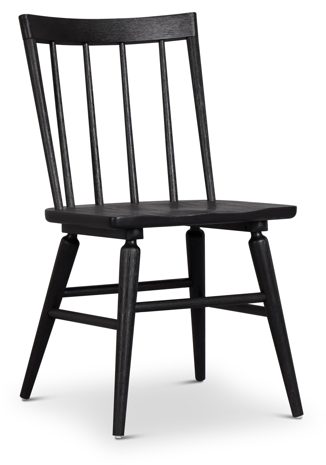 Taylor Black Slat Side Chair