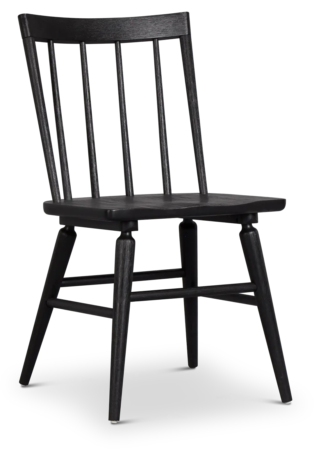 Taylor Black Slat Side Chair Taylor Black Slat Side Chair