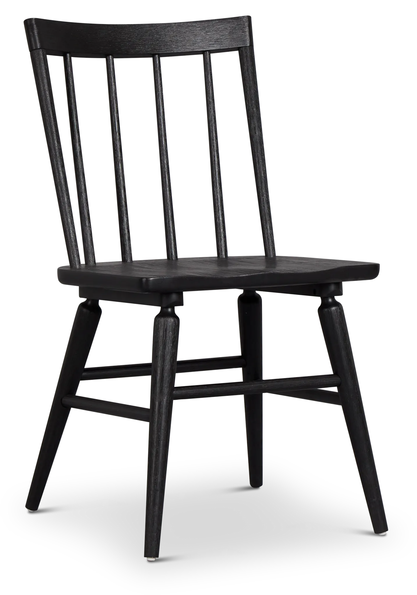 Taylor Black Slat Side Chair