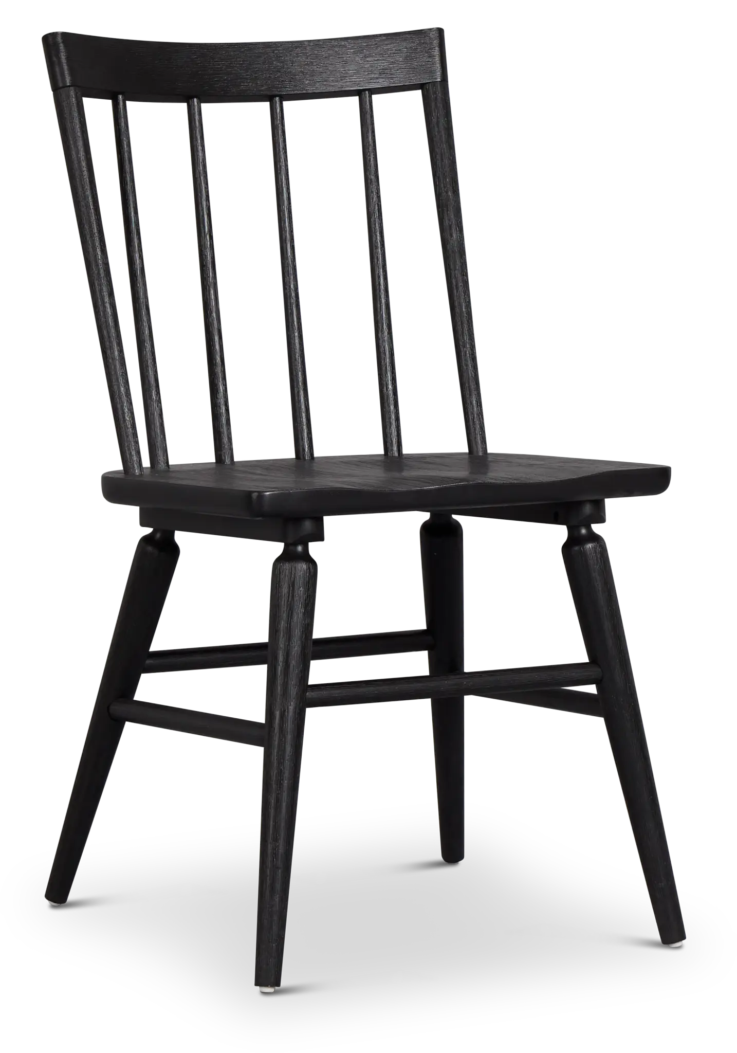 Taylor Black Slat Side Chair Taylor Black Slat Side Chair