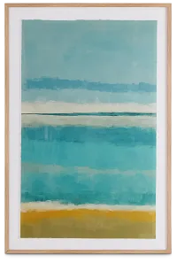 Thali Teal Framed Wall Art