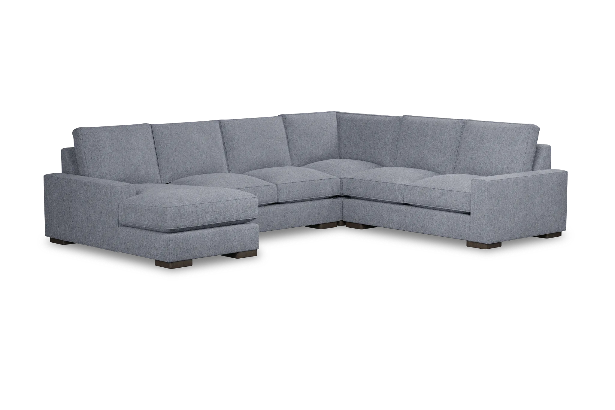 Edgewater Elevation Gray Medium Left Chaise Sectional