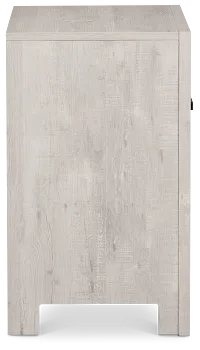 Delray White Nightstand