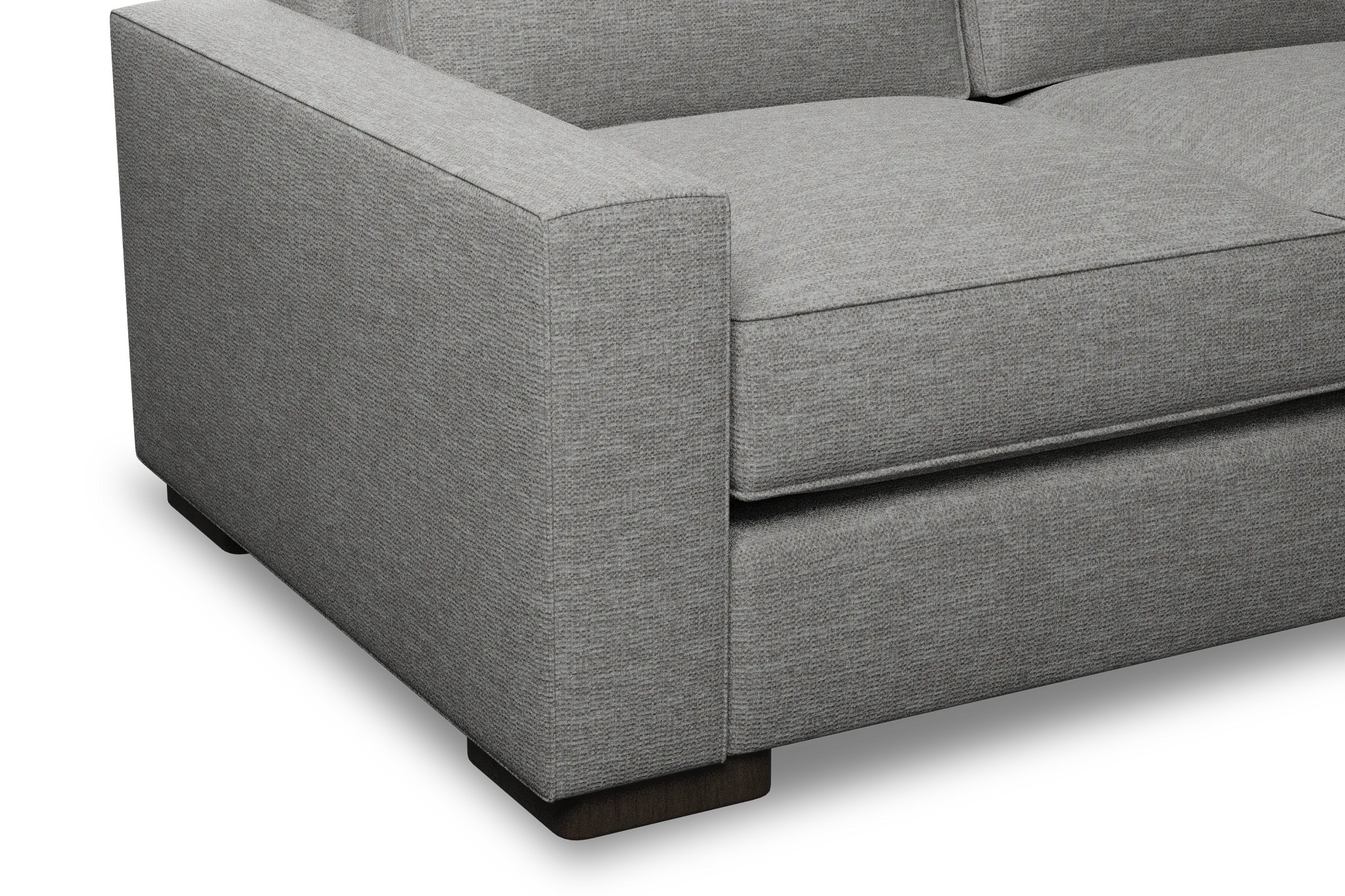 Edgewater Victory Gray 96" Sofa W/ 3 Cushions