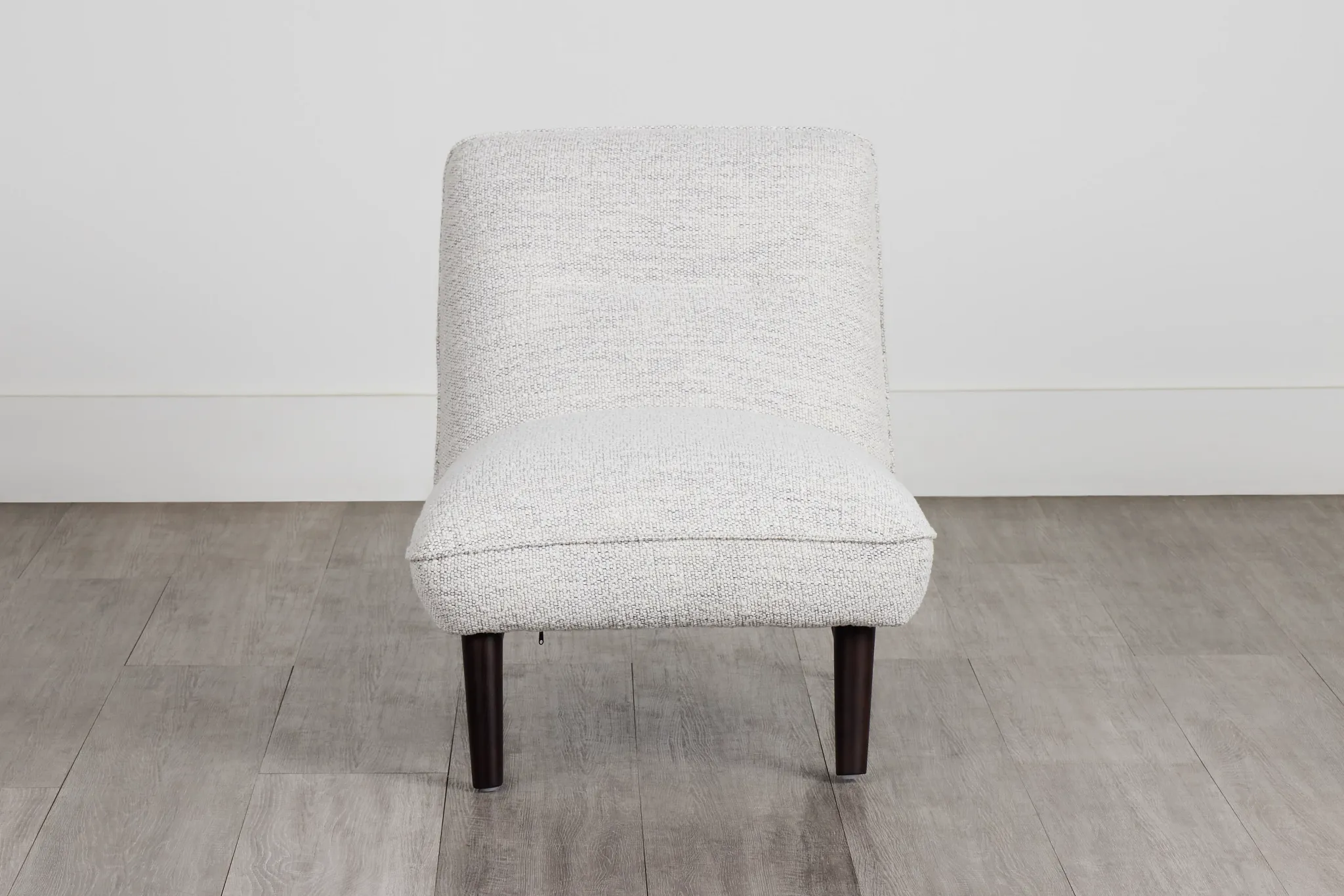 Lilac Light Gray Fabric Accent Chair