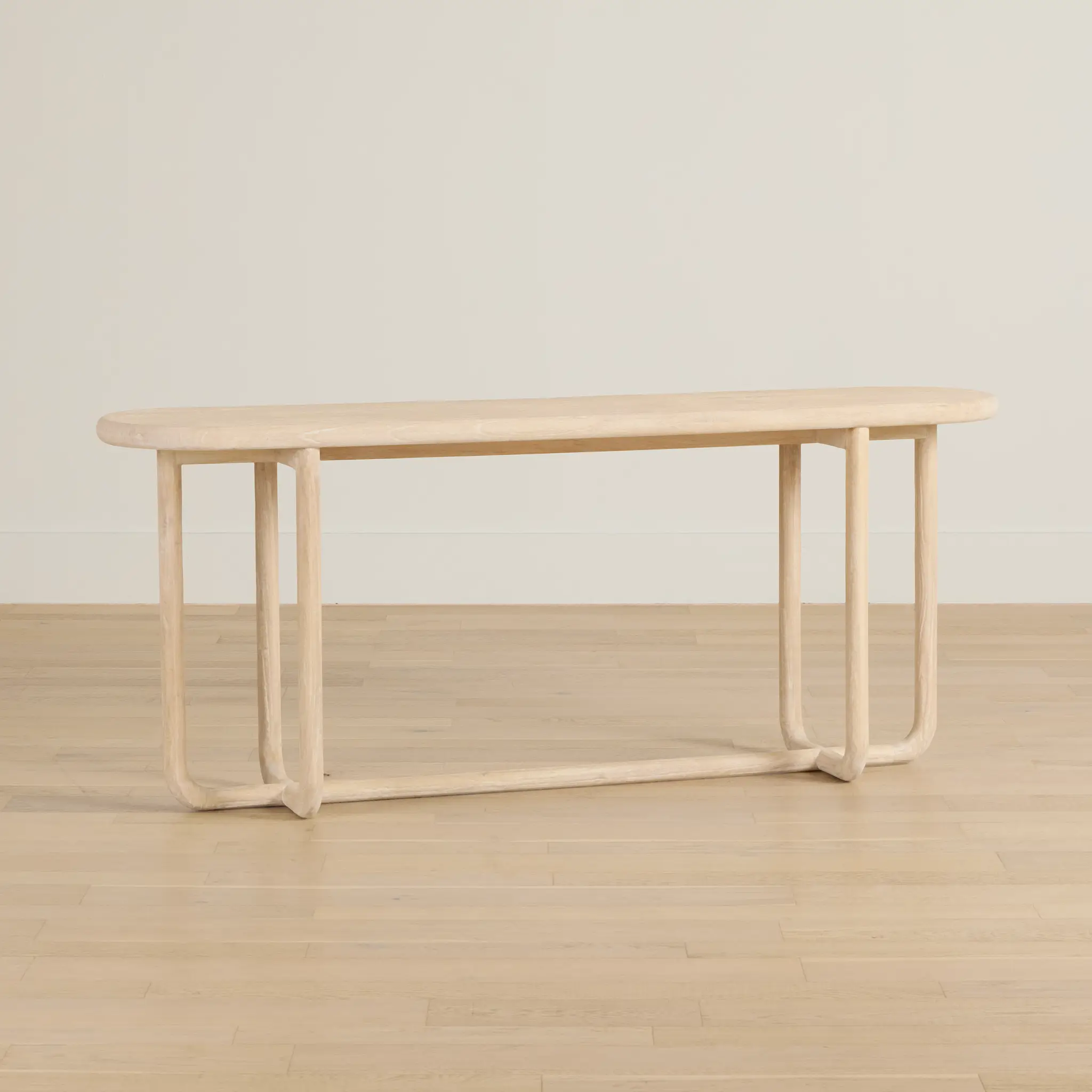Kairo Light Tone Oval Console Table Kairo Light Tone Oval Console Table