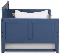 Charleston Dark Blue Panel Trundle Bed