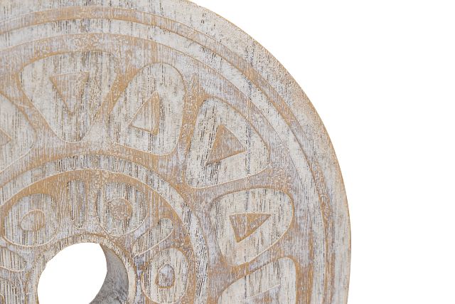 Rusty White Large Tabletop Accessory