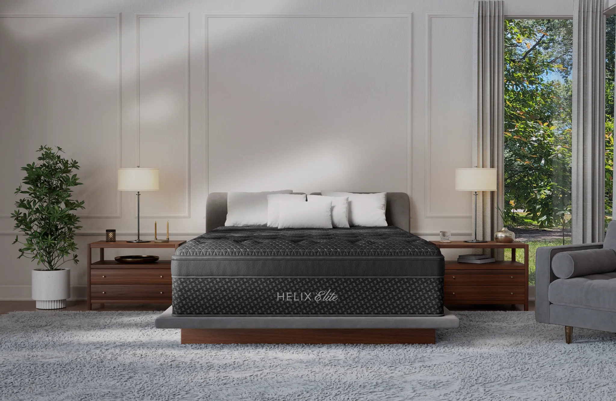 Helix Midnight Elite 15" Medium Pillow Top Mattress