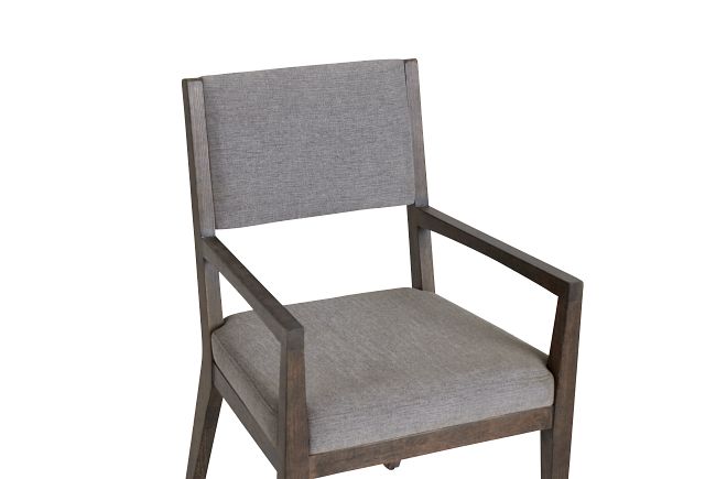 Linea Dark Tone Arm Chair