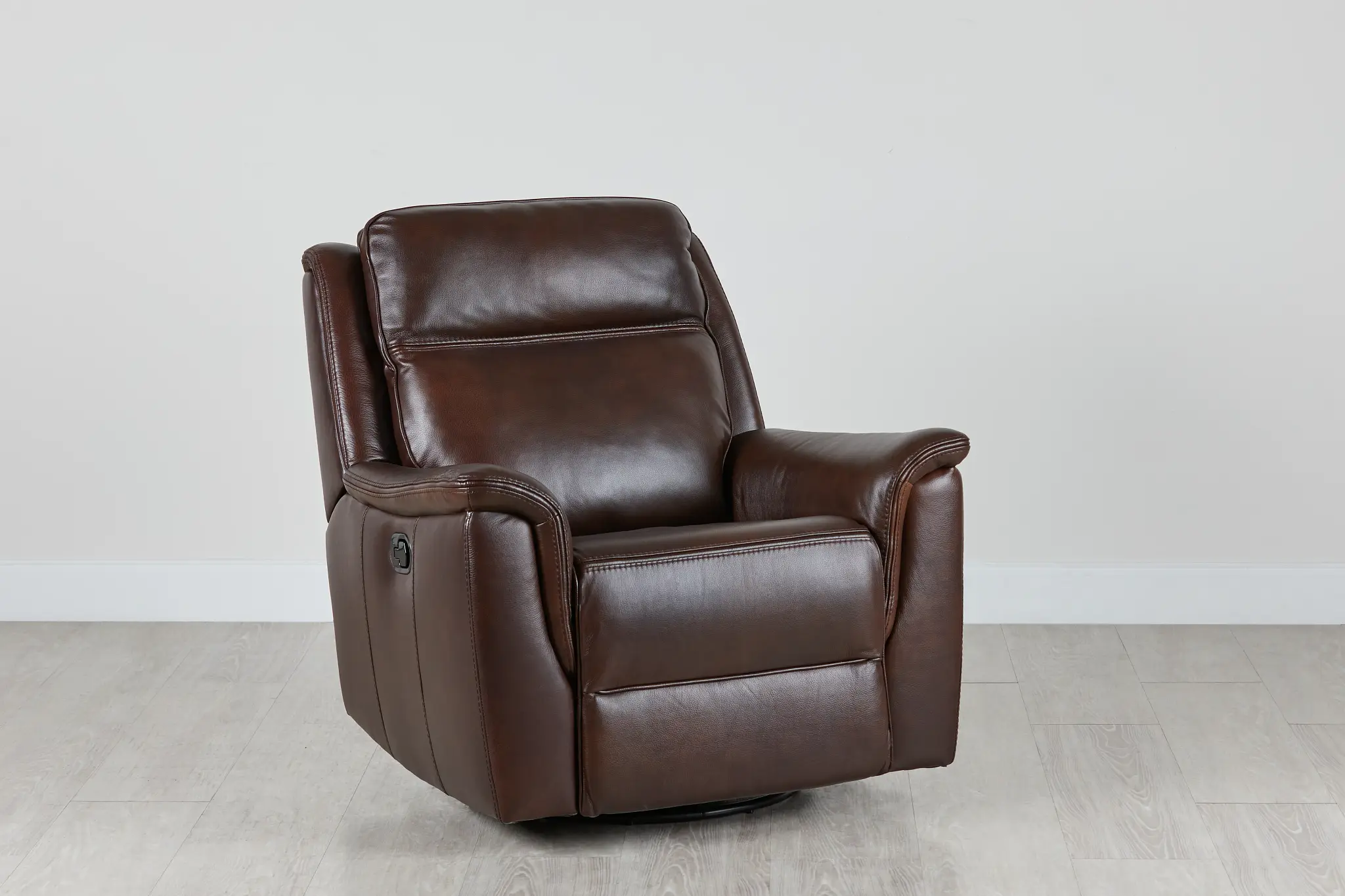 Aiden Brown Leather Swivel Glider Recliner Aiden Brown Leather Swivel Glider Recliner