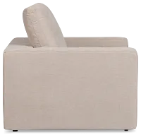 Breeze Taupe Fabric Swivel Chair