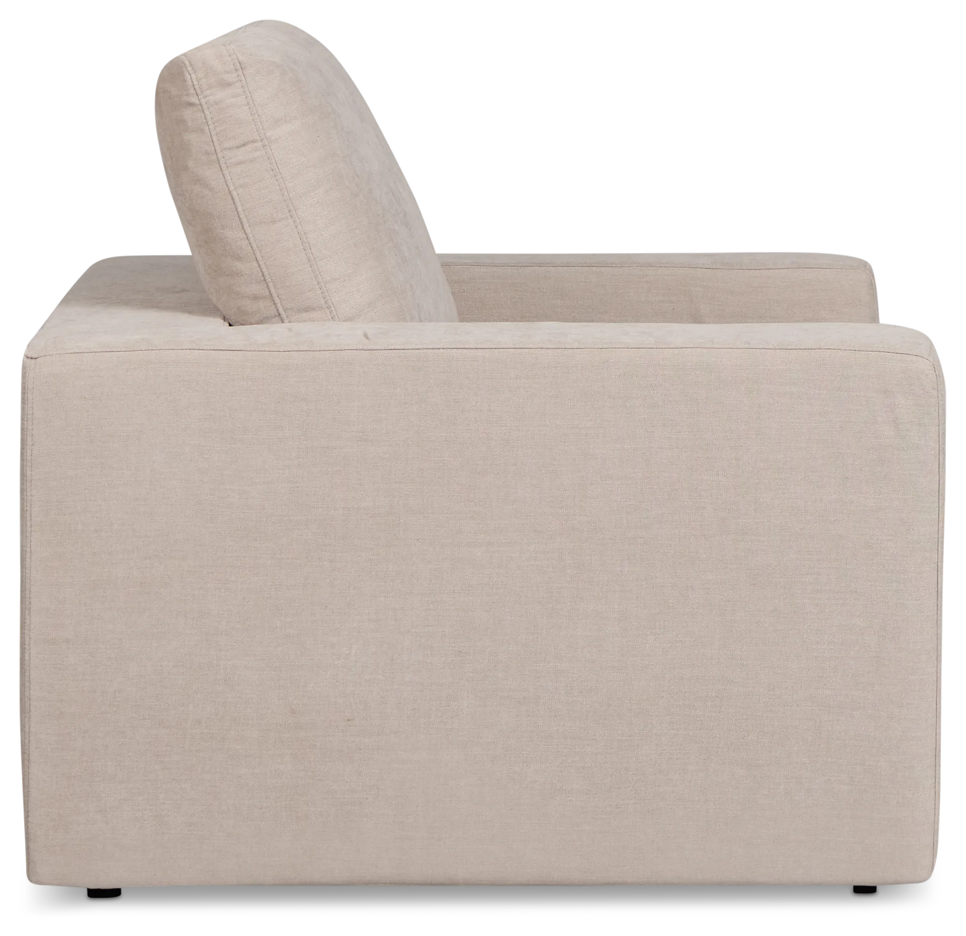 Breeze Taupe Fabric Swivel Chair