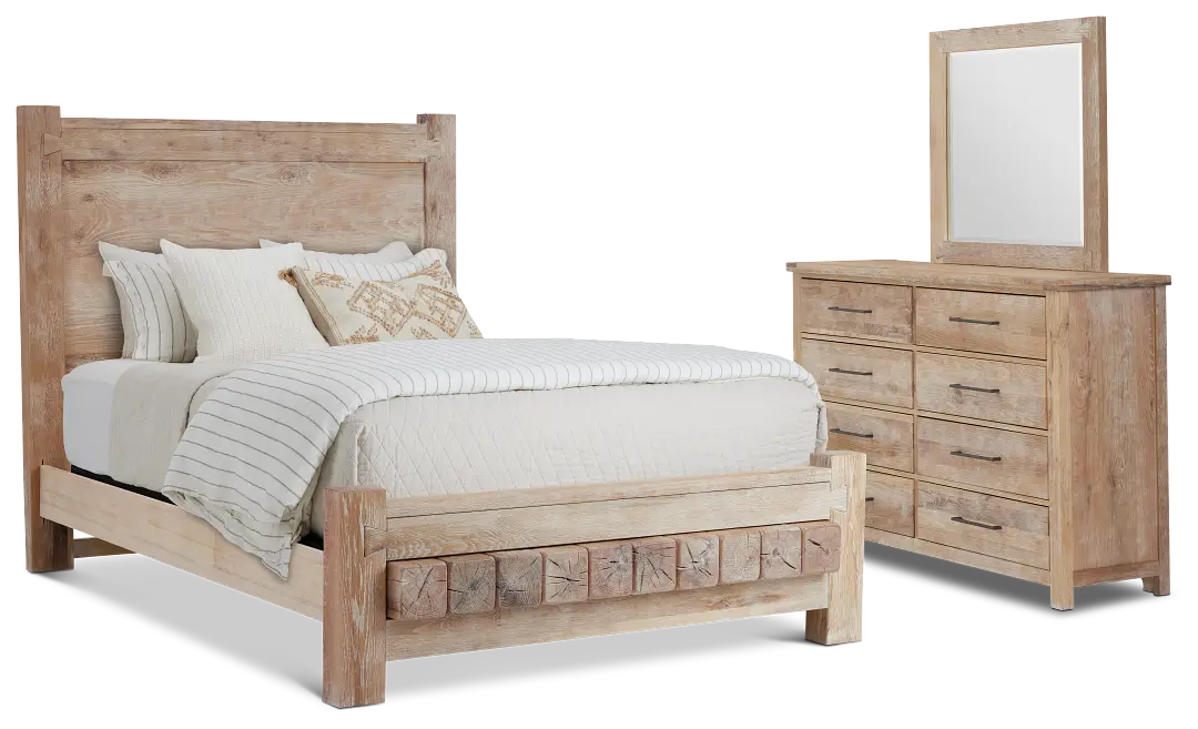 Salt Lake Light Tone Platform Bedroom Salt Lake Light Tone Platform Bedroom