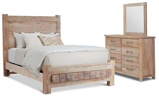 Salt Lake Light Tone Platform Bedroom