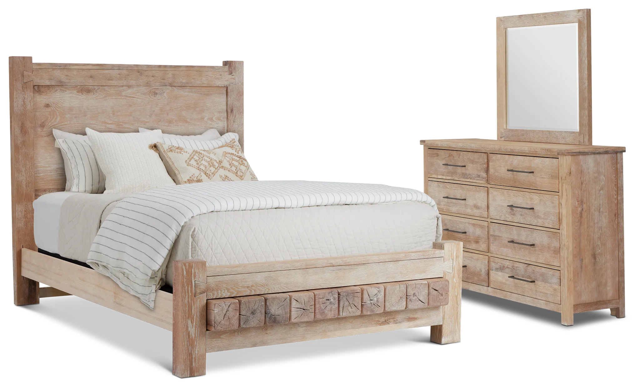 Salt Lake Light Tone Platform Bedroom