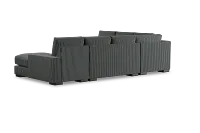 Edgewater Lucy Navy Medium Right Chaise Sectional