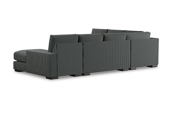 Edgewater Lucy Navy Medium Right Chaise Sectional
