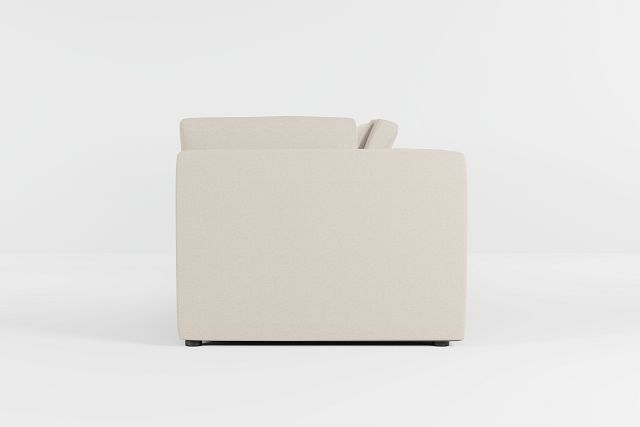 Destin Suave Beige Fabric 3-piece Modular Sofa
