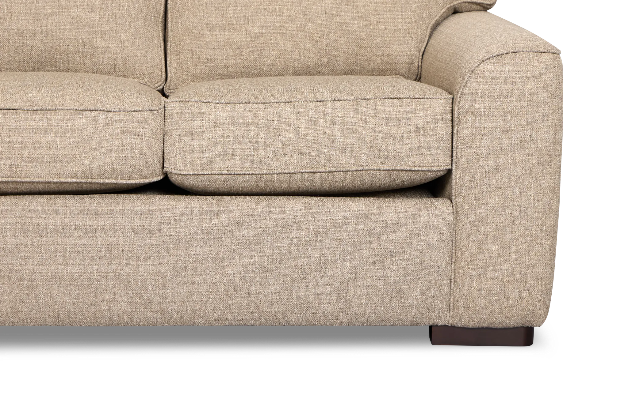 Sinclair Brown Fabric Memory Foam Sleeper