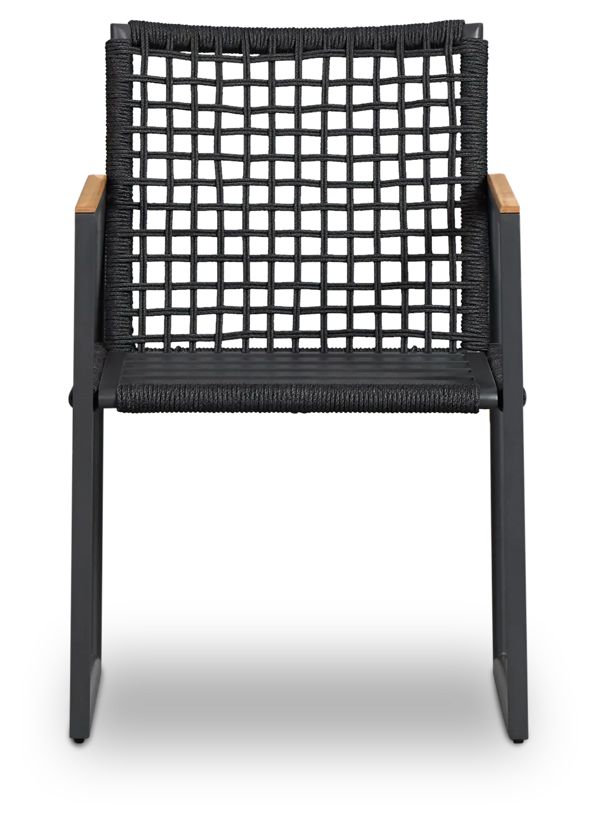 Sunrise Dark Gray Teak Arm Chair Frame Sunrise Dark Gray Teak Arm Chair Frame