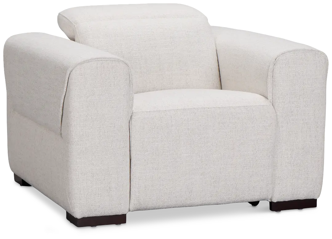 Ellis Light Beige Fabric Power Recliner With Power Headrest Ellis Light Beige Fabric Power Recliner With Power Headrest