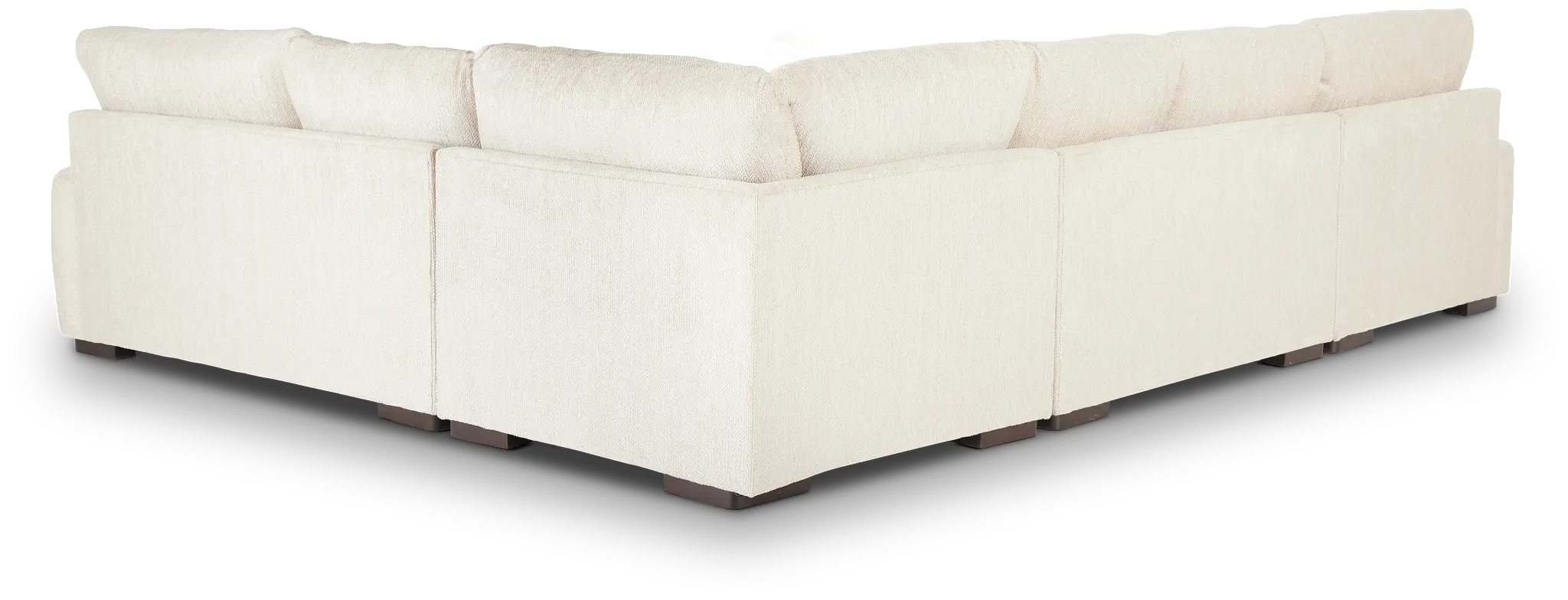 Alpha Beige Fabric Medium Left Chaise Sectional Alpha Beige Fabric Medium Left Chaise Sectional