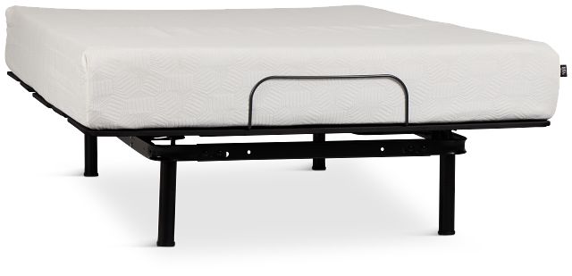 Rest & Renew By Zinus Gel Memory Foam Mattress 10" Cush Firm Slat Adjustable Mattress Set