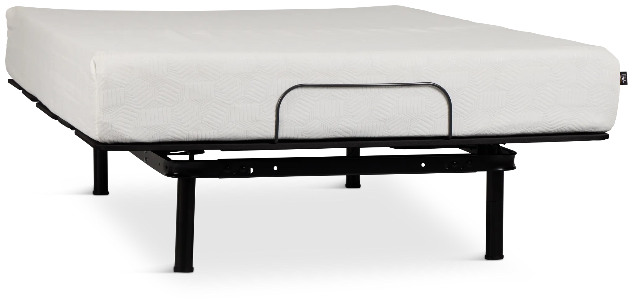 Rest & Renew By Zinus Gel Memory Foam Mattress 10" Cush Firm Slat Adjustable Mattress Set