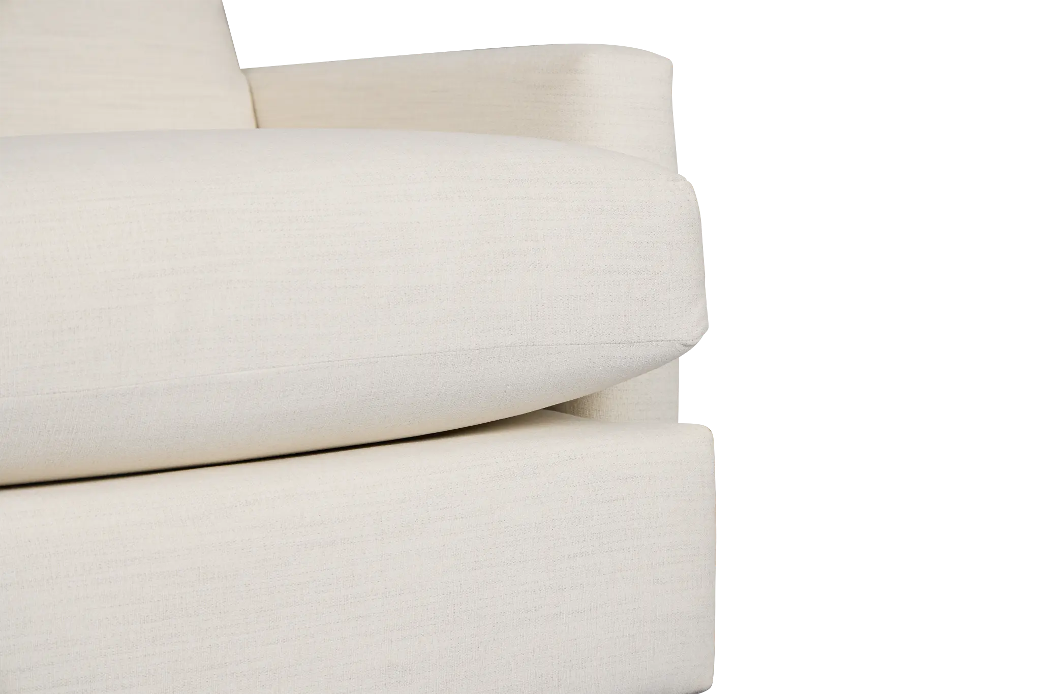 Noah Ivory Fabric Loveseat Noah Ivory Fabric Loveseat