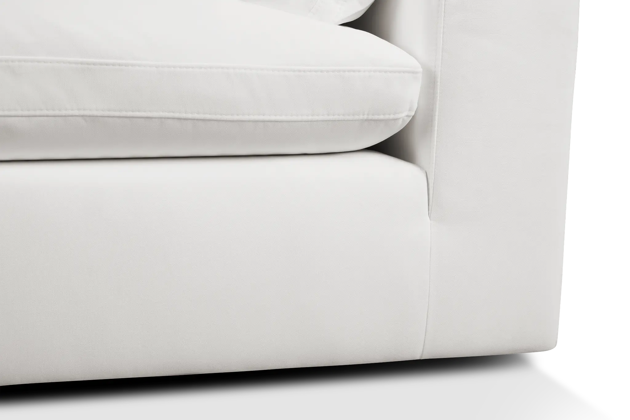 Nixon White Fabric Corner Chair Nixon White Fabric Corner Chair